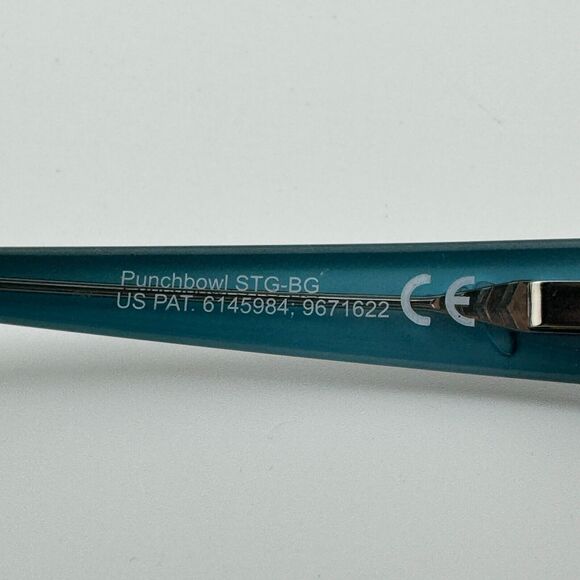 Maui Jim Italy MJ219-03 PUNCHBOWL 54-17-135 Black/Blue Sunglasses Frame H12639 - Picture 5 of 7